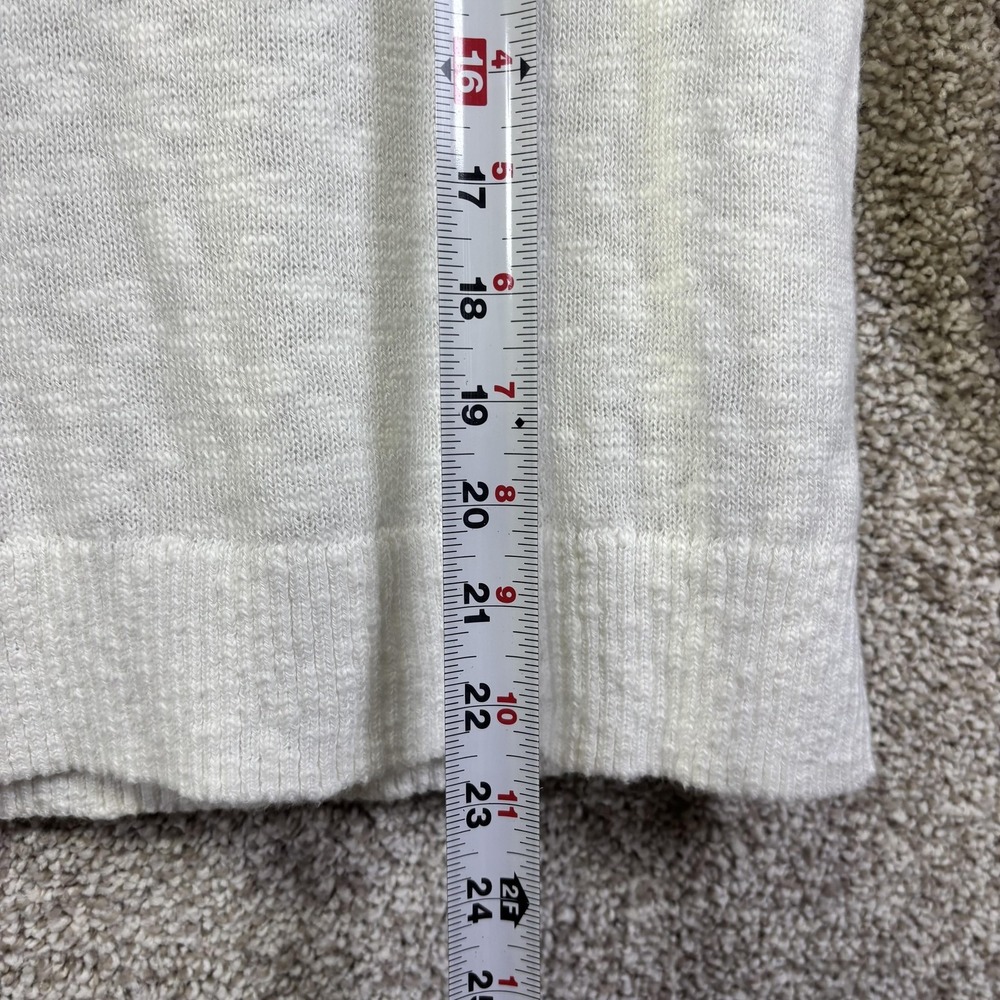 NWT J Crew Sweater Womens Small White Lightweight Open Knit‎ Sheer Pullover - Picture 5 of 7